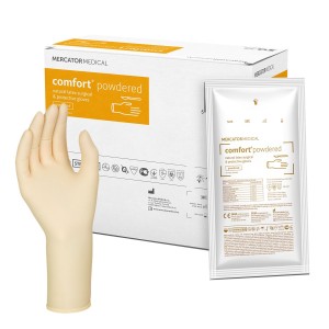 Rękawice chirurgiczne sterylne pudrowane COMFORT