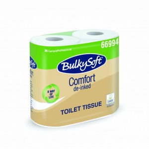 BULKYSOFT COMFORT DE-INKED papier toaletowy 2w. 52,5 m 4 rolki/op