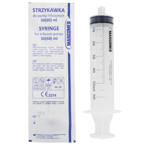 Strzykawka do pomp infuzyjnych 50ml MARGOMED 