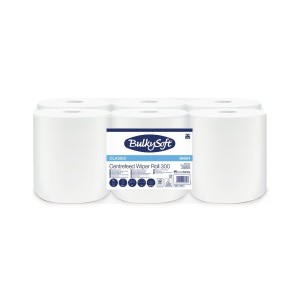 BULKYSOFT CLASSIC Ręcznik papierowy w roli centralnego dozowania midi  1w. 300 m,  6rolek/op