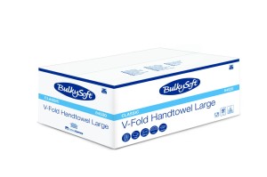 BULKYSOFT CLASSIC ręcznik papierowy składany typu V-FOLD (ZZ), BIAŁY  2w. 3000 szt. 