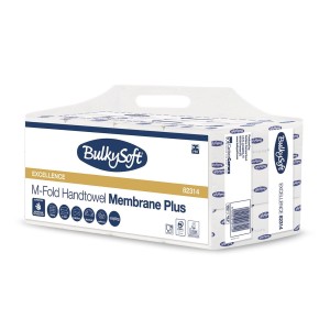 BULKYSOFT MEMBRANE PLUS ręcznik papierowy skladany typu M-FOLD 4 panelowy, BIAŁY, 3w. 1440 szt.
