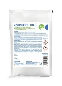 Hospisept-Tuch - WKŁAD UZUPEŁNIAJĄCY - chusteczki nasączone alkoholem do powierzchni i sprzętu medycznego 100szt.