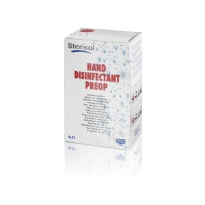 STERISOL PREOP  - Preparat alkoholowy w płynie do higienicznej i chirurgicznej dezynfekcji rąk.