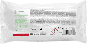 VELOX WIPES N/A WKŁAD - Bezalkoholowe chusteczki do dezynfekcji