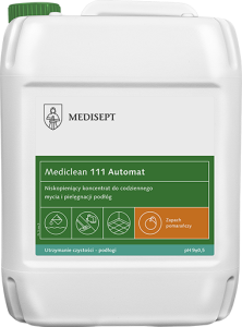 Mediclean 111 automat - Niskopieniący koncentrat do codziennego mycia i pielęgnacji podłóg oraz do maszynowego mycia podłóg