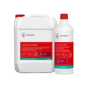 Mediclean 310 Sanit Wiśnia - Preparat do codziennego mycia wszystkich powierzchni sanitarnych